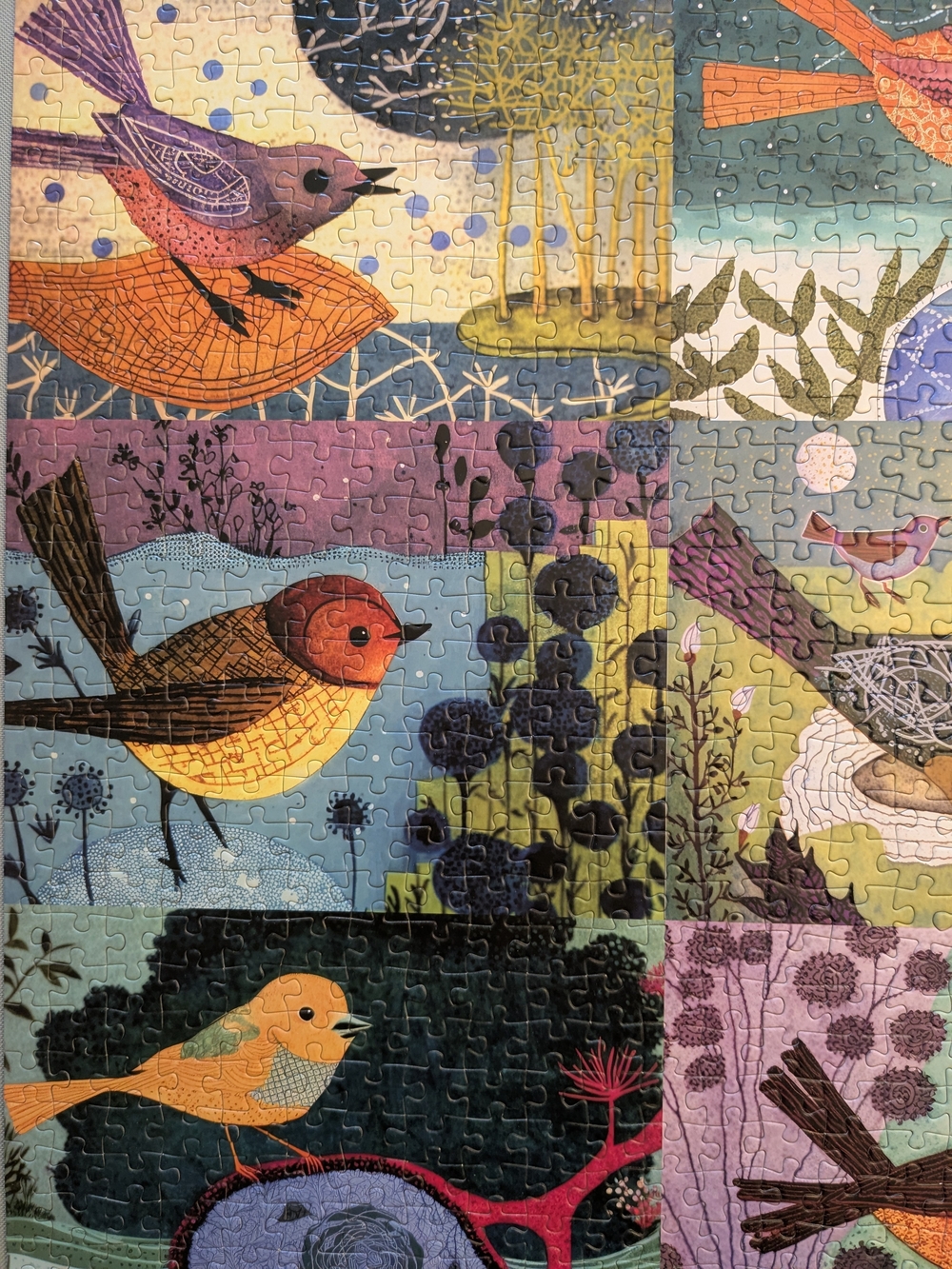 Cross And Glory 1000 Piece Puzzle - Festival Of The Nine Birds - Picture 2 of 10